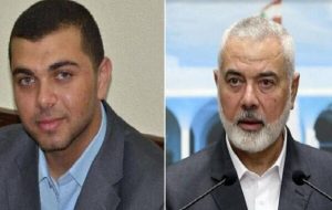 اسرائیل، پسر اسماعیل هنیه را هدف قرار داد