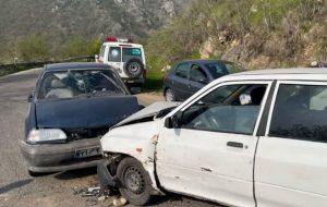 تصادف در محور پاتاوه دهدشت یک کشته و ۲ مصدوم برجای گذاشت