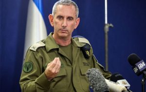 سخنگوی ارتش اسرائیل: تاسیسات موشک سازی ایران را هدف قرار دادیم سخنگوی ارتش اسرائیل: تاسیسات موشک سازی ایران را هدف قرار دادیم