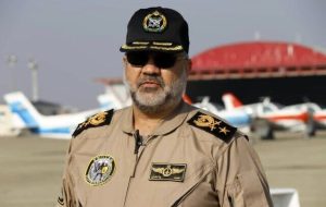 فرمانده نیروی هوایی ارتش: تیزپروازان نیروی هوایی با تمام توان از تمامیت ارضی کشور دفاع میکنند فرمانده نیروی هوایی ارتش: تیزپروازان نیروی هوایی با تمام توان از تمامیت ارضی کشور دفاع میکنند