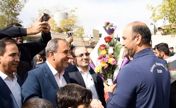 استقبال از مدال آوران بازی های پارا آسیای هانگژو چین