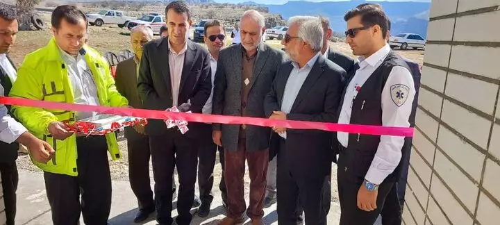 پایگاه اورژانس جاده ای مله سبز در محور پاتاوه- دهدشت افتتاح شد