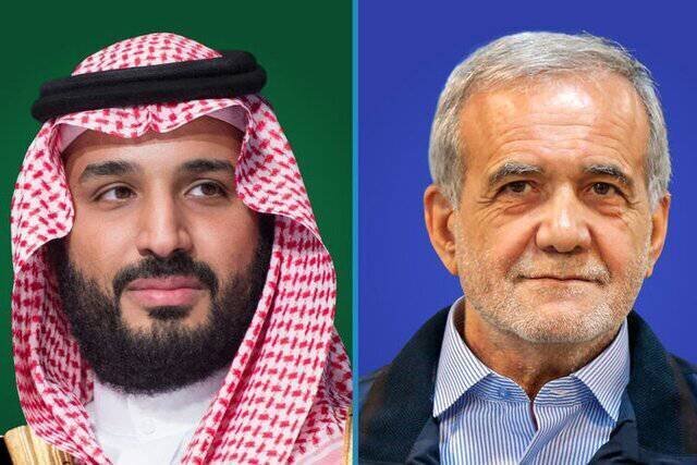 پزشکیان در گفتگوی تلفنی با بن سلمان: این امکان وجود دارد که فعالیت‌های هسته‌ای ایران به طور کامل تحت راستی‌آزمایی قرار گیرد/ تهران آماده تعامل و گفت‌وگو در زمینه رفع برخی تنش‌ها است