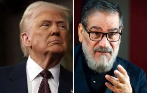 ترامپ، مصاحبه شمخانی درمورد توافق با آمریکا را بازنشر کرد: ایران حاضر است ذخایر اورانیوم با غنای بالا را کنار بگذارد و در سطوح پایین، غنی سازی کند، البته به شرط لغو همه تحریمها / همین امروز حاضریم توافق را امضا کنیم ترامپ، مصاحبه شمخانی درمورد توافق با آمریکا را بازنشر کرد: ایران حاضر است ذخایر اورانیوم با غنای بالا را کنار بگذارد و در سطوح پایین، غنی سازی کند، البته به شرط لغو همه تحریمها / همین امروز حاضریم توافق را امضا کنیم