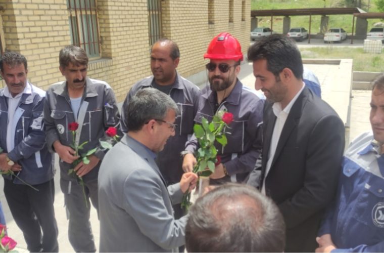 بازدید مدیرکل تامین اجتماعی کهگیلویه و بویراحمد از کارخانه سیمان یاسوج