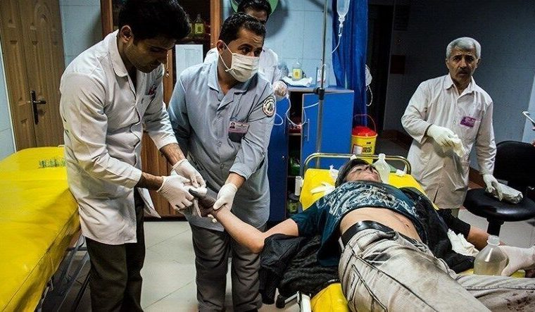 حادثه در پتروشیمی متانول کاوه بندر دیر بوشهر سه فوتی و ۱۰ مصدوم برجا گذاشت / اورژانس: باتوجه به گسترده بودن حادثه امکان افزایش شمار مصدومان و فوتیها وجود دارد حادثه در پتروشیمی متانول کاوه بندر دیر بوشهر سه فوتی و ۱۰ مصدوم برجا گذاشت / اورژانس: باتوجه به گسترده بودن حادثه امکان افزایش شمار مصدومان و فوتیها وجود دارد