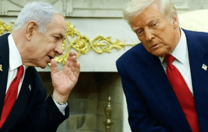 ادعای نتانیاهو در بحث ایران: نمیخواهم برای ترامپ تعیین کنم که چه کاری انجام دهد یا چه بگوید؛ این تصمیم اوست / ترامپ تصمیمهای خودش را خواهد گرفت، ما هم تصمیمهای خودمان را خواهیم گرفت ادعای نتانیاهو در بحث ایران: نمیخواهم برای ترامپ تعیین کنم که چه کاری انجام دهد یا چه بگوید؛ این تصمیم اوست / ترامپ تصمیمهای خودش را خواهد گرفت، ما هم تصمیمهای خودمان را خواهیم گرفت